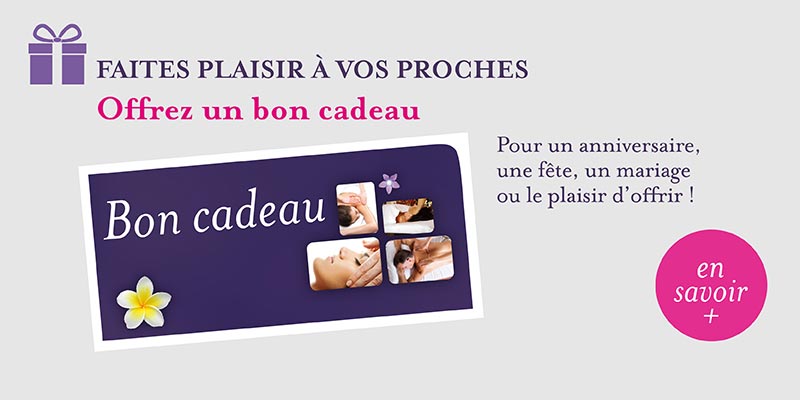 Bons cadeaux Massage Bien-être à Strasbourg